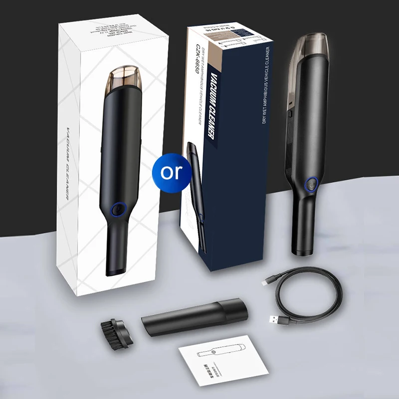 Портативный автомобильный пылесос для дома и автомобиля двойного использования