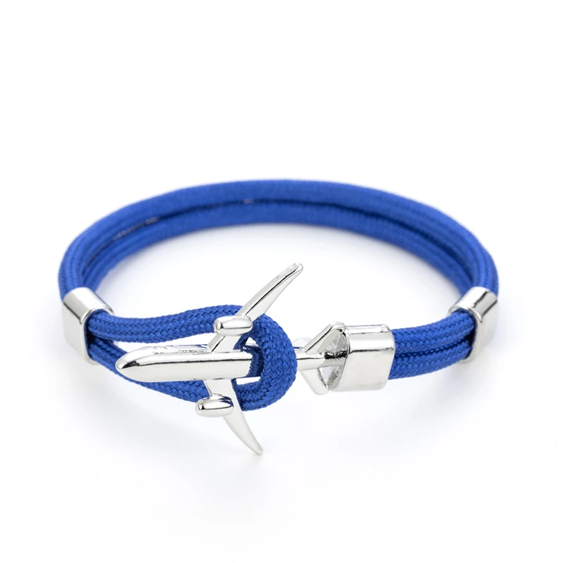 Якорь браслеты для мужчин женщин девушек цепочка на счастье очаровательный