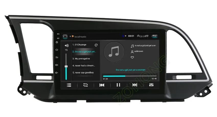 DSP 2.5D Android 9,0 автомобильный dvd мультимедийный плеер для hyundai Elantra Авто gps навигация автомобиля Радио Стерео рекордер