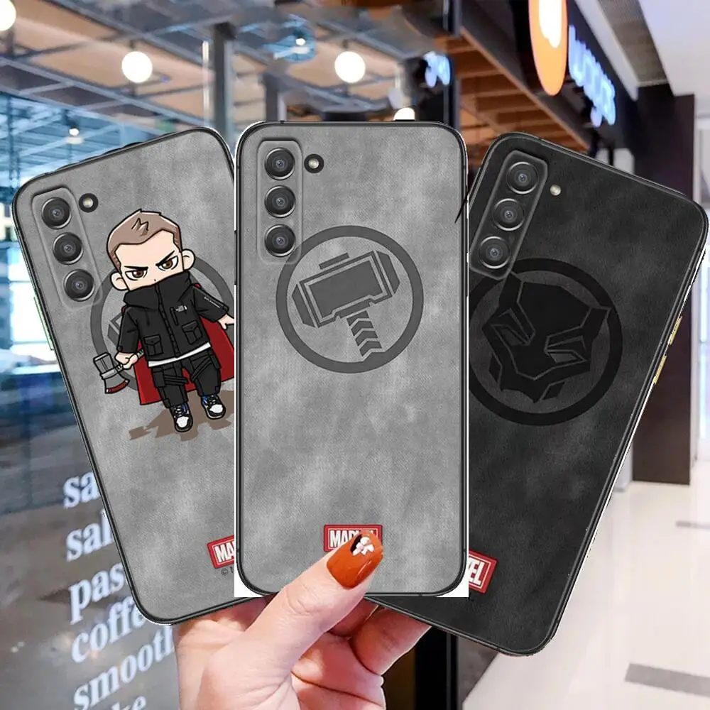 

Marvel Phone cover hull For SamSung Galaxy s6 s7 S8 S9 S10E S20 S21 S5 S30 Plus S20 fe 5G Lite Ultra Edge