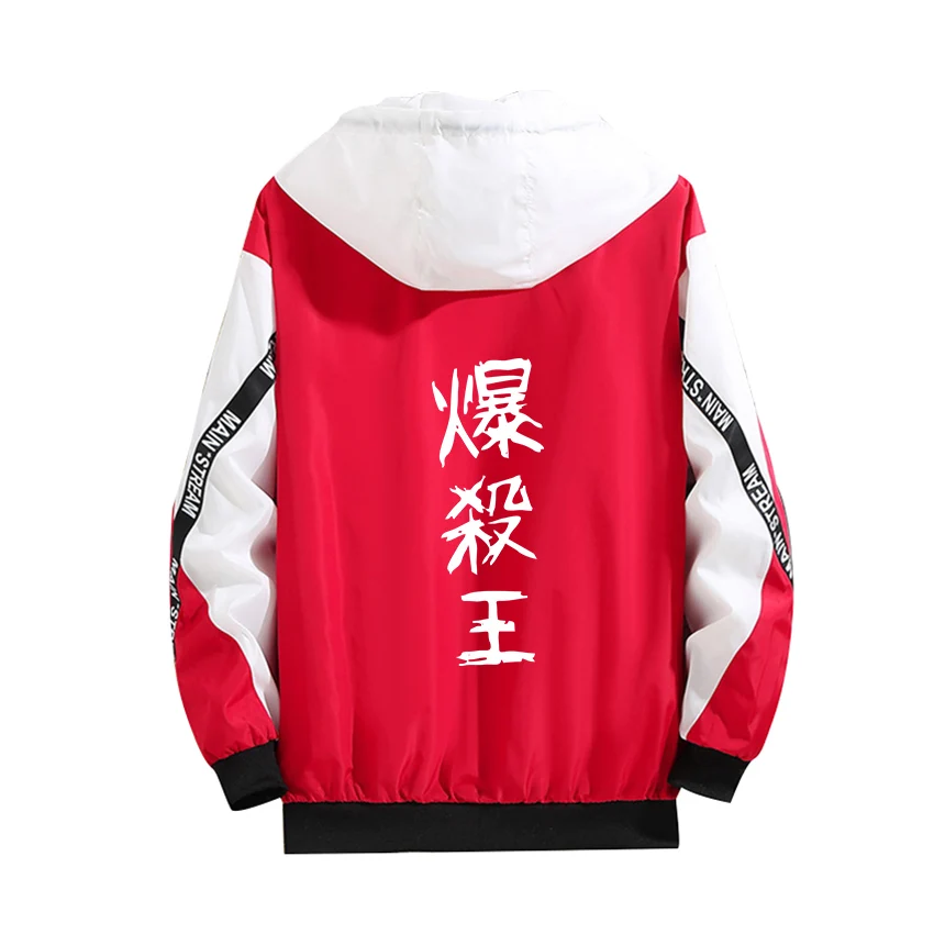 

Winter Hoodie My Hero Academia Cosplay Ashido Mina Pinky Print Zipper Coat Versatile Hooded Sweater Plush Thicken Casual Jacket