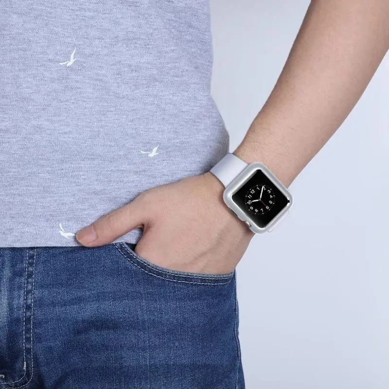 Магнитный металлический бампер для Apple Watch Series 4/3/2/1 38 40 42 44 мм R20 - купить по