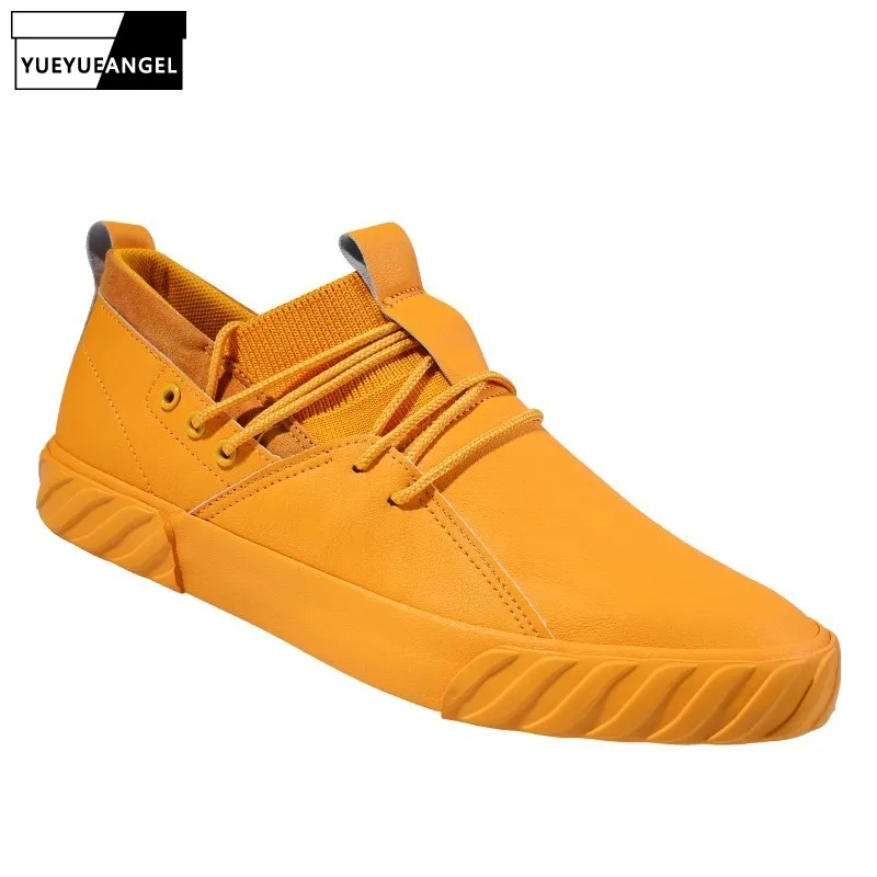 

Spring New England Casual Shoes Men Street Lace-Up Black Sneakers Men Flats Espadrilles Round Toe Hip Hop Footwear Trainers