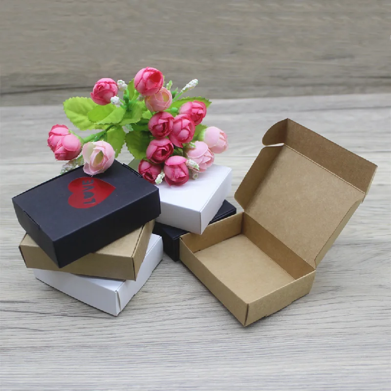 10 Упаковок 8x6x2 См Коробки Для Упаковки Ювелирных Изделий