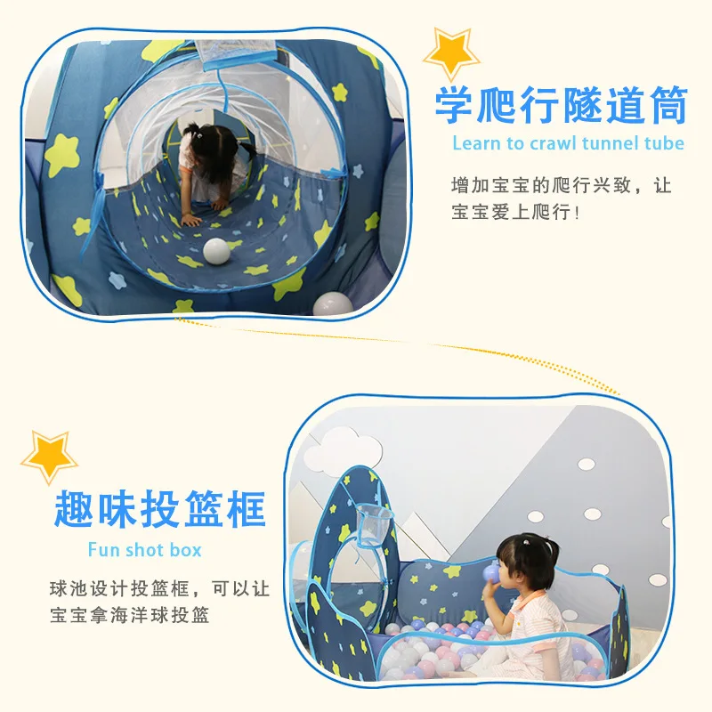 Детская игрушечная палатка портативная складная принцессы принца детский замок