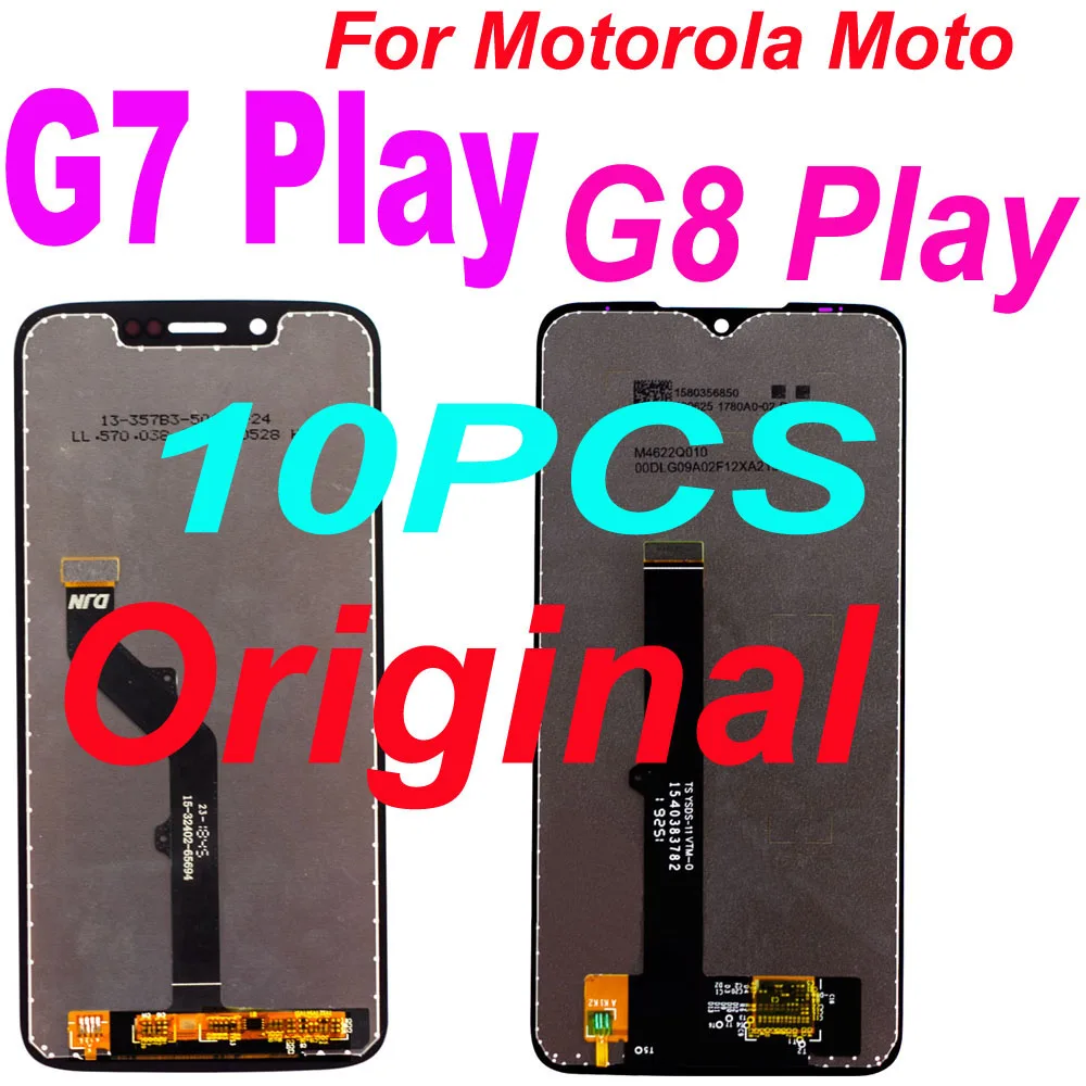 10 шт. ЖК дисплей для Motorola Moto G7 Play xtсвязь с G8 XT2015 сенсорный экран дигитайзер в сборе