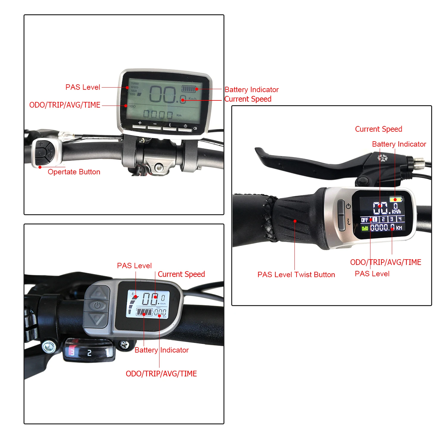 

BULU TSDZ2 VLCD5 VLCD6 XH18 VLCD5 Operator LCD Ebike Display TONGSHENG Mid Drive Motor TSDZ 2 Kit Electric Bike accessories
