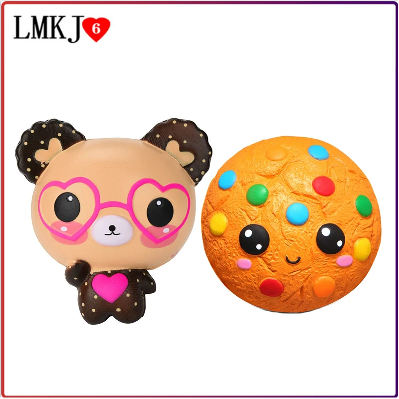 Kawaii новые сжимаемые игрушки Сжимаемый Большой олень Единорог Кот медленно