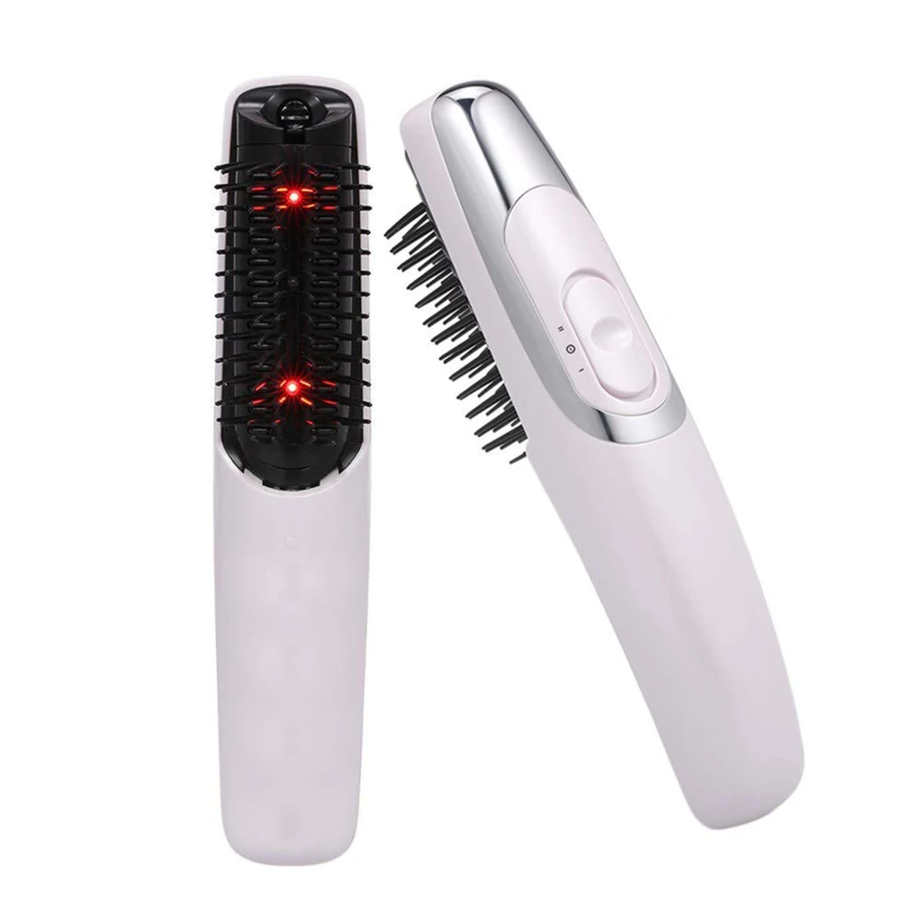 

Electric Laser Hair Growth Comb Anti Hair Loss Massage Therapy Infrared RF Red Light Vibration Massager Hair Brush Head Massager