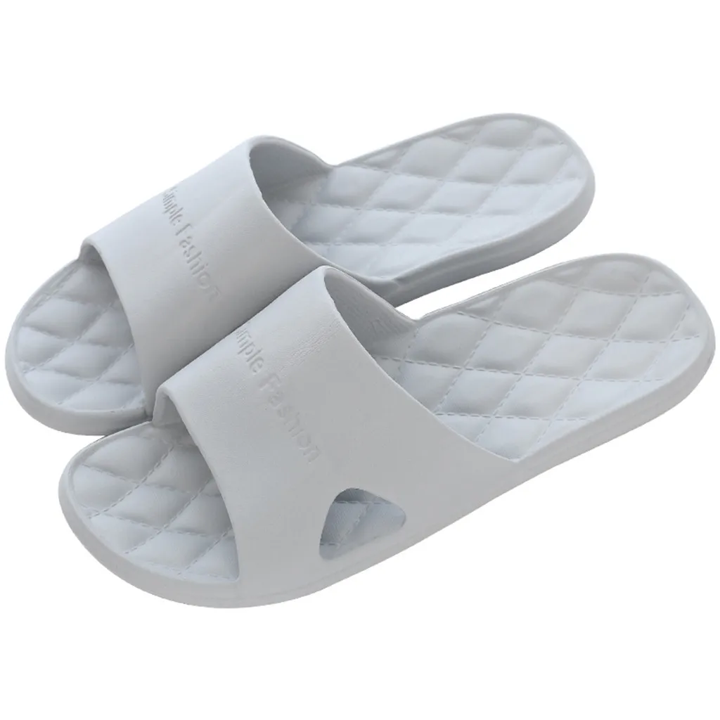 Мужские повседневные Нескользящие слиперы для ванной модные пар душа летние