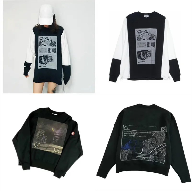 CAVEMPT CAV EMPT кофты Для мужчин Для женщин Детский свитер с вышивкой с капюшоном Для мужчин s CAV EMPT пуловер