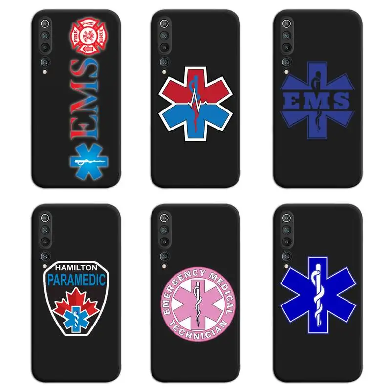 Медицинский спасательный телефонный чехол EMS для Xiaomi Mi Note 10 Lite 9T Pro xiaomi CC9 9SE |