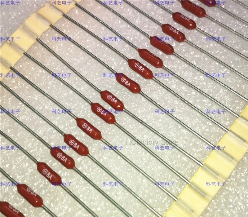 Новый голландский усилитель сопротивления Holly 20-s080-h, 8a, 250V, 8 a250v, красный, 2x7, медленный, мягкий, 10 UDS. Список оптовых продаж