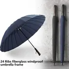 Зонт OLYCAT 24K мужскойженскиймужской с защитой от ветра, роскошный большой зонт для автомобиля с длинной деревянной ручкой, деловой