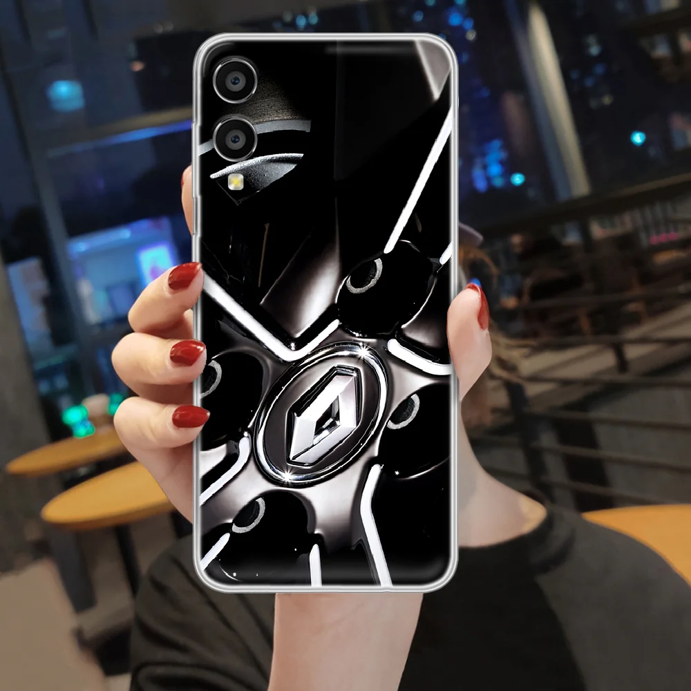 

Renault S A sport car Phone Case hull For HUAWEI honor nova v 5 7 8 9 10 20 30 C A X Lite Pro transparent coque silicone shell
