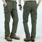 Мужские легкие тактические брюки, водонепроницаемые быстросохнущие брюки-карго, летние повседневные армейские длинные брюки в стиле милитари