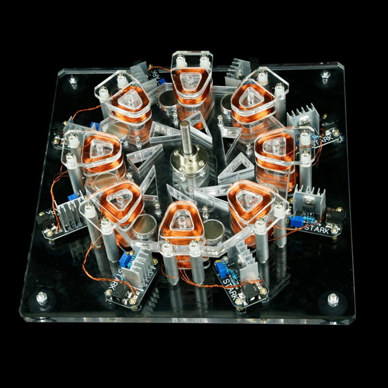 8 turn дисковый мотор мощный двигатель безжелезная звезда генератор лабораторная