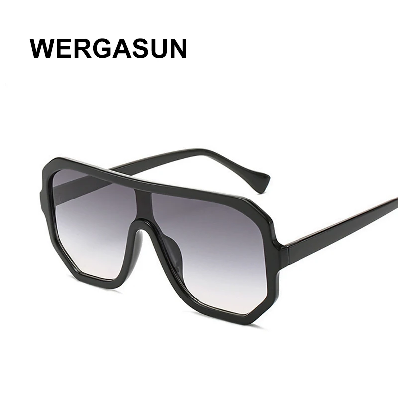 Солнечные очки WERGASUN в квадратной оправе для мужчин и женщин солнцезащитные