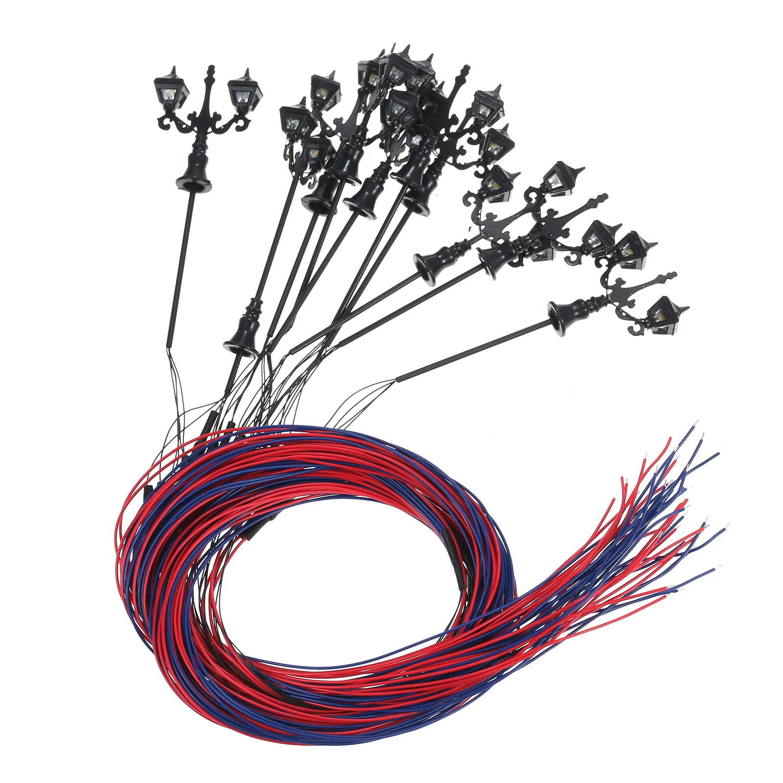 10 шт. теплый белый свет модель поезда лампа FT08 уличные фонари железная дорога для