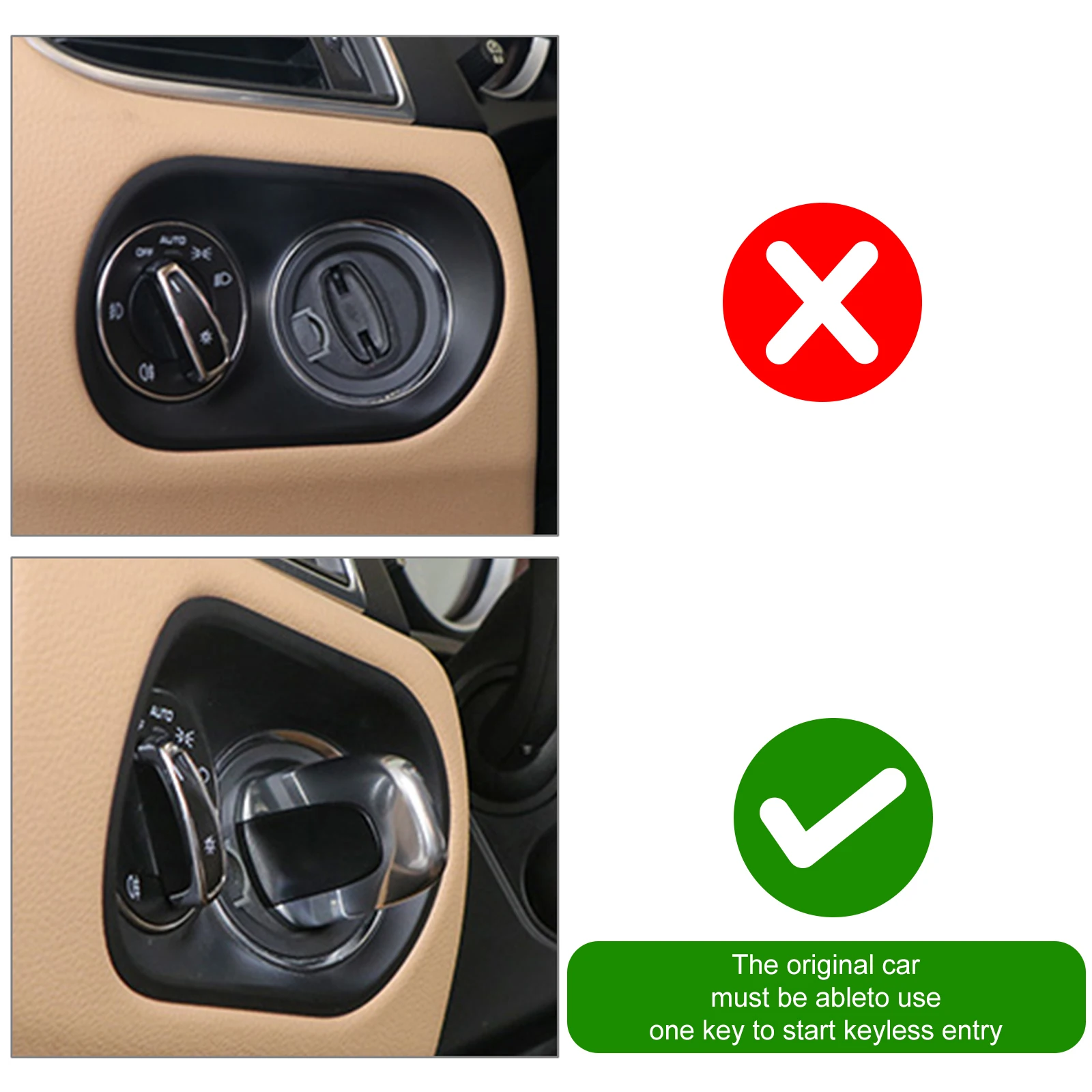 

Luxury Entry and Drive For Porsche Cayenne Panamera, For Porsche Macan 911, Keyless Enter Cover