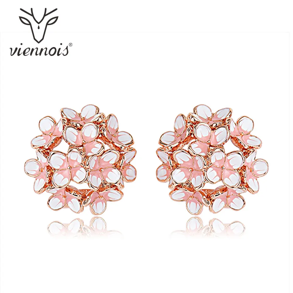 Женские серьги гвоздики с эмалью в Корейском стиле|Серьги-гвоздики| |