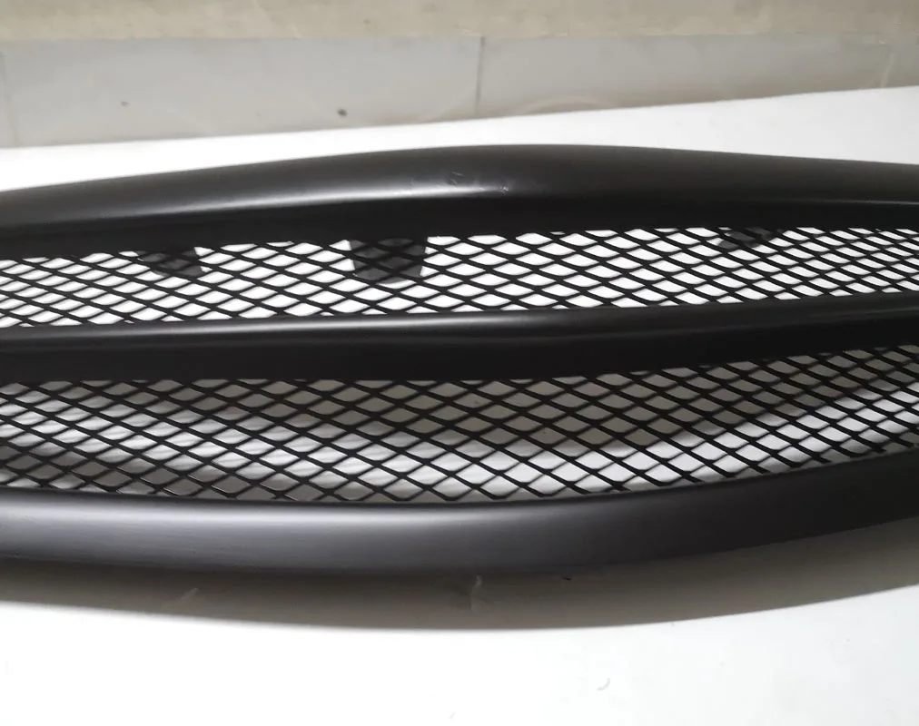 Матовая Черная решетка из полимерного волокна передняя Верхняя для Toyota Corolla E170
