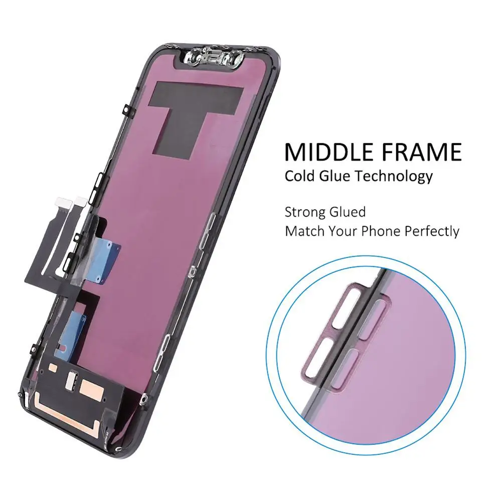 

Replacement LCD Display Touch Screen Digitizer Assembly Parts for iPhone XR LCD Display Touch Digitizer Assembly Repair Parts
