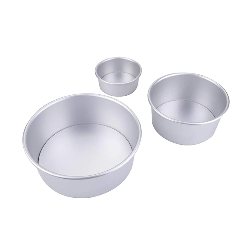 Инструменты для выпечки 2 ~ 12 дюймов круглый анод живое дно формы торта Форма печи