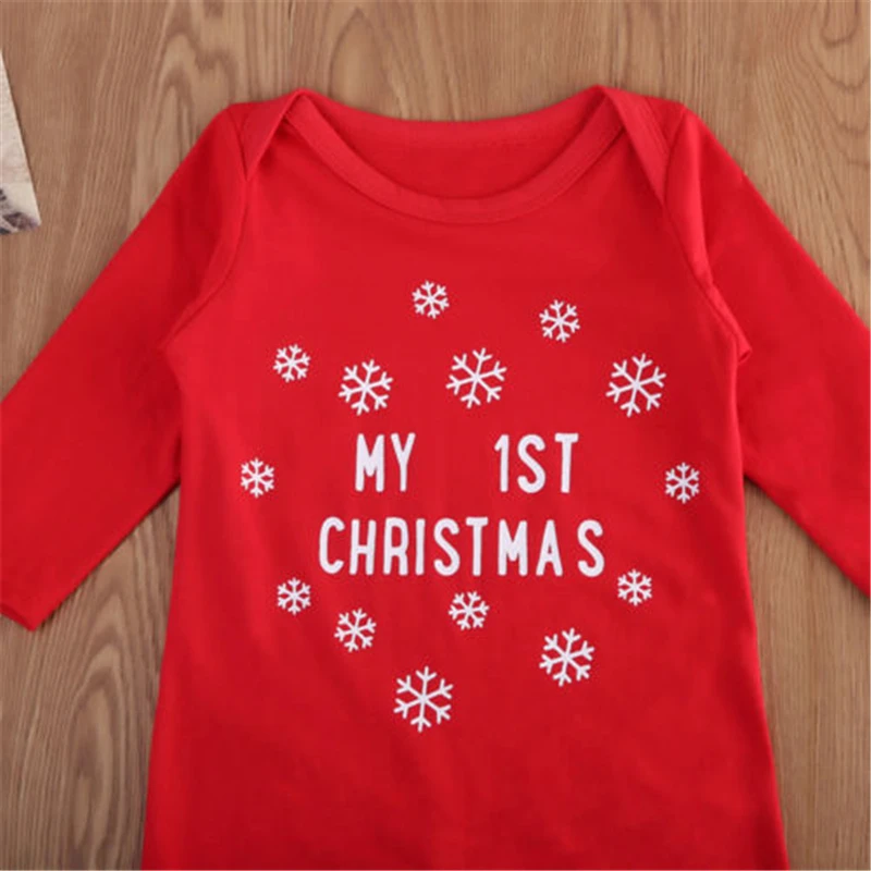 Детские комбинезоны для девочек и мальчиков Рождественский костюм одежда детей