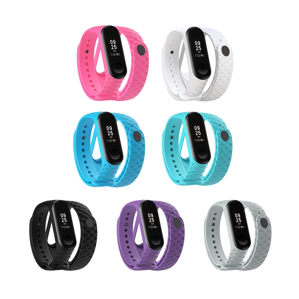 Сменный Браслет для mi band 4 Силиконовый ремешок для mi Band 3 4 ремешок на запястье для Xiaomi mi Band 4 спортивный ремешок на запястье M4 аксессуар
