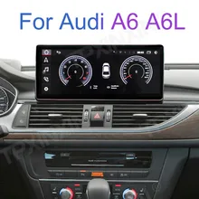 10.25 For Audi A6 A6L C7 RS6 MMI TFSI Android Car GPS Navi Radio CarPlay Stereo Audio Accessories Navigation With IPS Screen