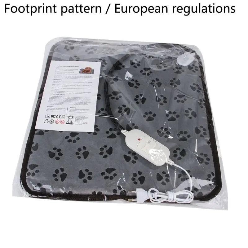 Греющий Электрический коврик для питомцев одеяло сна с подогревом щенков кошек