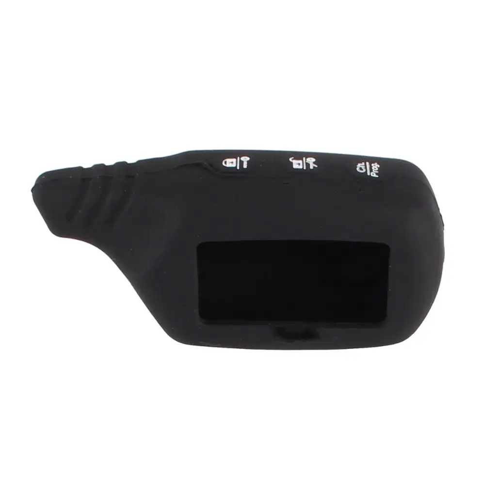 black Чехол для ключей Dandkey для B9/B6 lcd силиконовый чехол для Starline B9/B91/B6/B61/A91/A61/V7 ЖК-брелок для автомобиля дистанционный 2 способа сигнализации - Количество кнопок: black