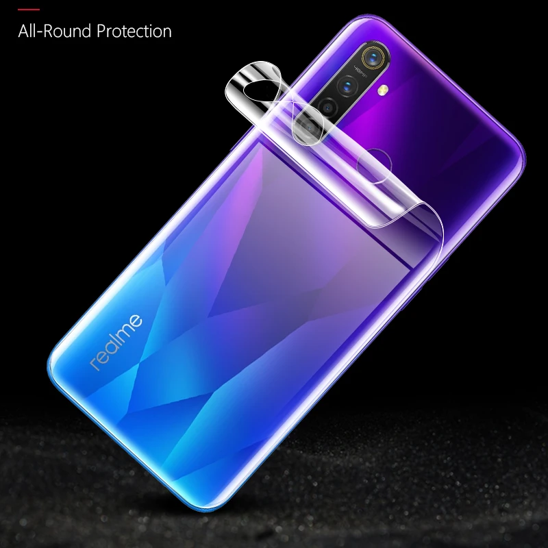 Передняя + задняя полная изогнутая пленка для OPPO Realme 5 Pro X2 XT защита экрана полное