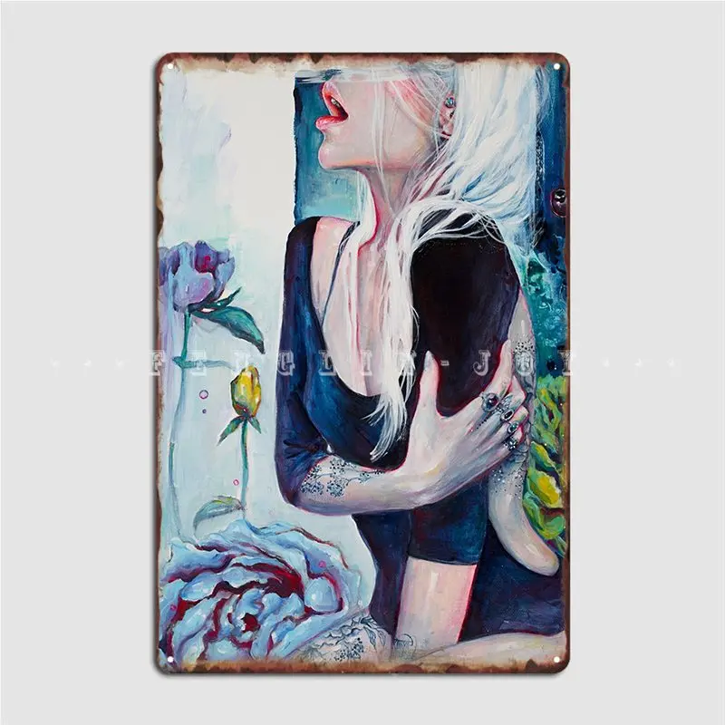 

Металлическая табличка в её дневном стиле, кухонный дизайн, клувечерние, оловянный плакат