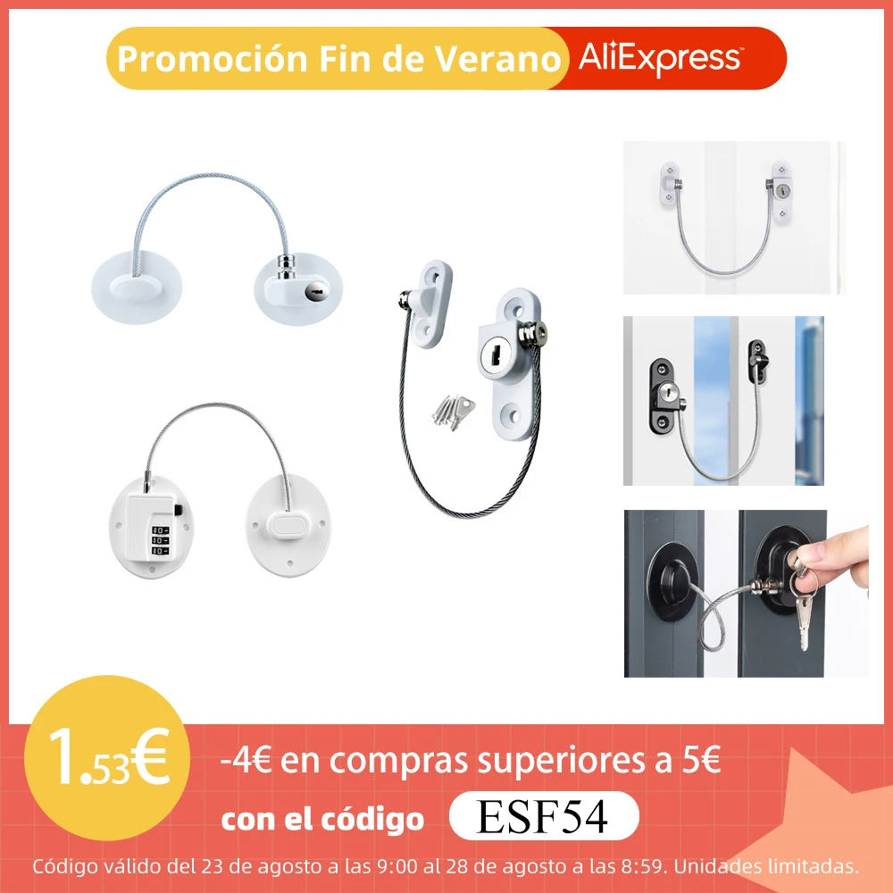 

8Pcs Window Locks Children Protection Lock Stainless Steel Window Limiter Baby Safety Infant Security Window Locks Safe Products