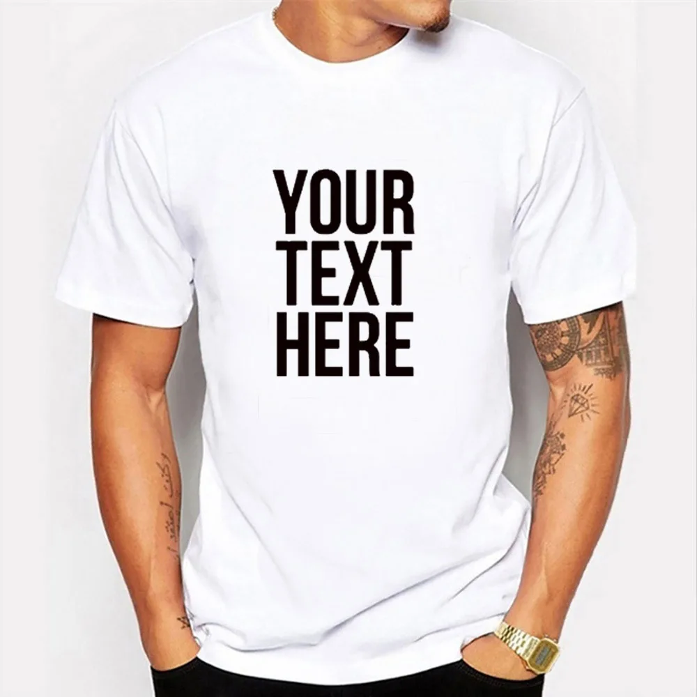 Мужская футболка летняя с принтом повседневные Модные топы коротким рукавом и