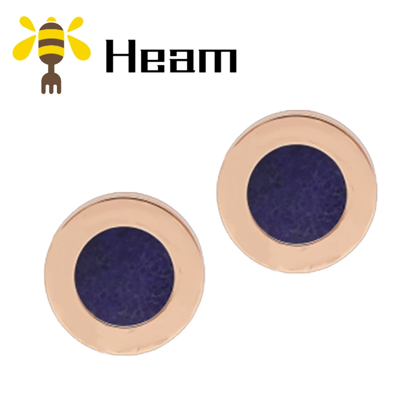 Heam,, высокое качество, серебро 925 пробы, болгарийские серьги для женщин, Круглые, керамические, модные, роскошные ювелирные изделия, подарок для пары - Окраска металла: style 6
