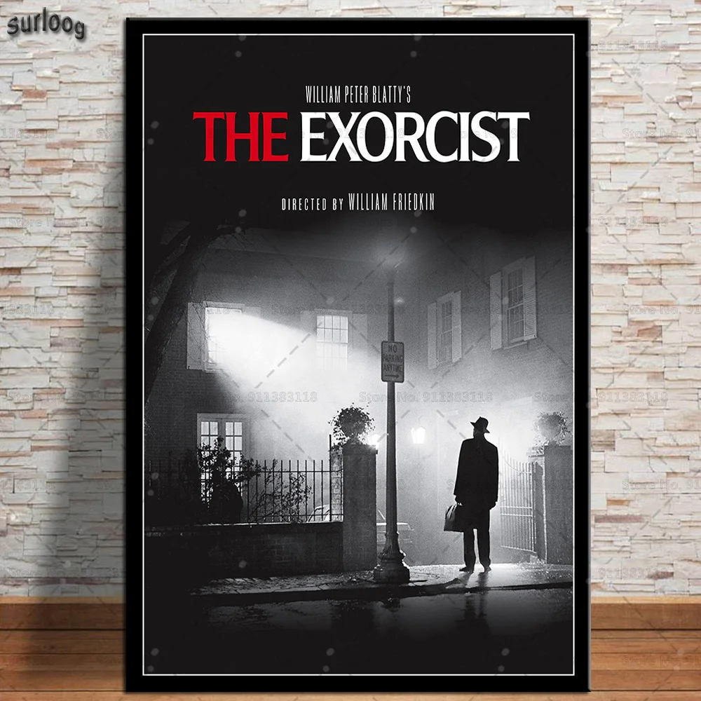 The Exorcist популярный классический ужас искусство стен холст живопись постеры