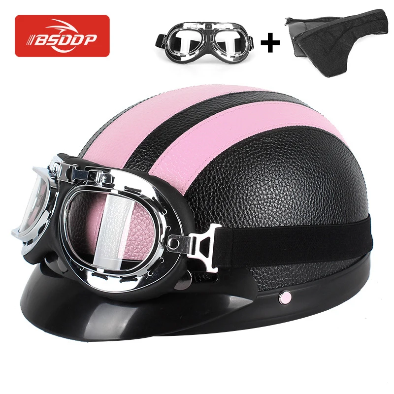 Мотоциклетный шлем открытый Электрический велосипед Скутер для путешествий