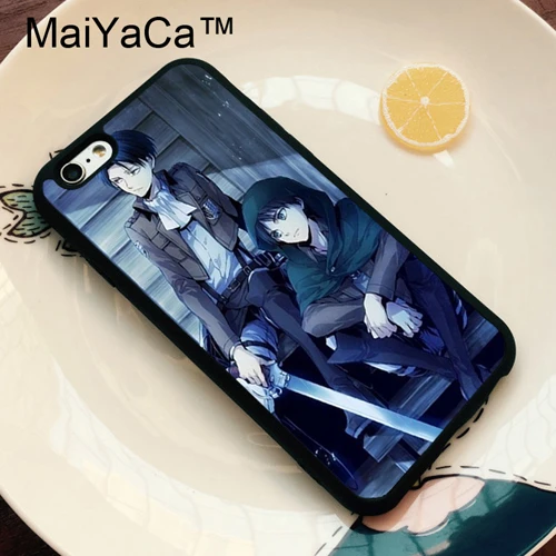 4626 MaiYaCa Levi Ackerman атака на Титанов ТПУ Пластиковый чехол для телефона для iPhone 11 Pro MAX X XR XS MAX 6 6s 7 8 Plus 5S задняя крышка чехол - Цвет: 4626