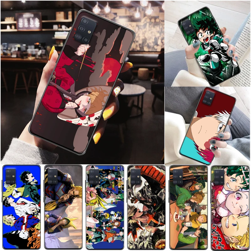 

My Hero Academia Bakugou Katsuki Tomura Boku Todoroki Shouto Dabi Shigaraki Phone Case For Samsung Galaxy A51 A71 4G 5G Cases