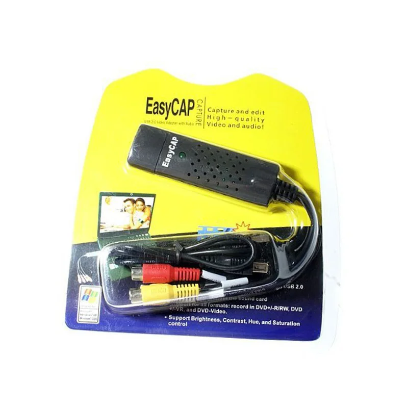 USB 2,0 легко Кепки ture 4 канала видео ТВ DVD VHS легче Кепки USB аудио Кепки ture адаптер карты ТВ цифровой видеозаписи(DVR) для Win7/8/vista ПК