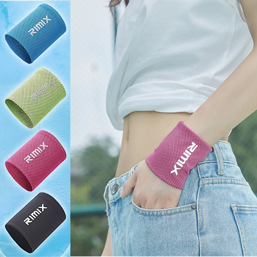 Ice Wristbands Cold Sports Towel Adults Ice Cold Wipe Sweat Fitness Sweat Absorbing Portable Ice Wrist p j tracy ice cold heart