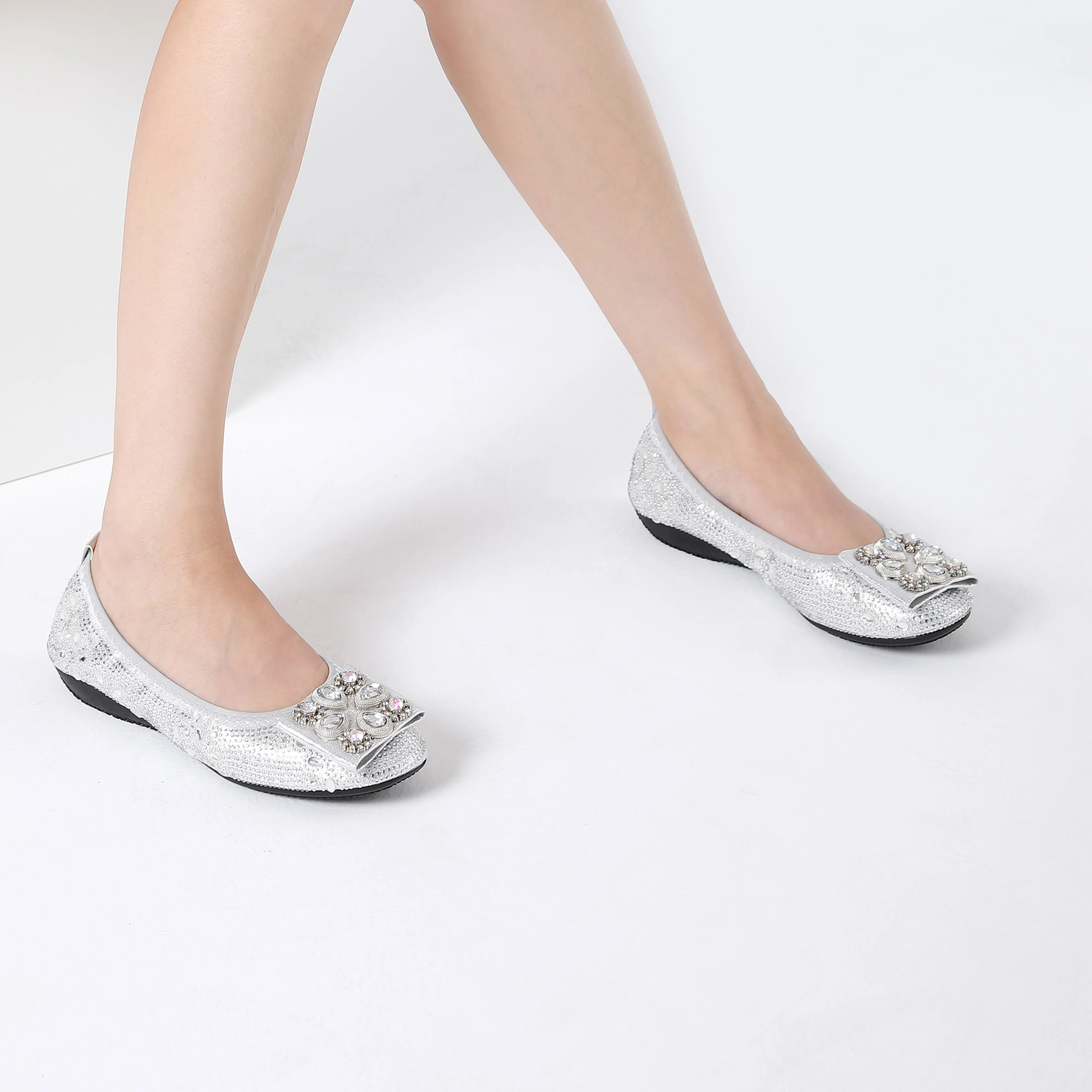 Purple Banana Shoes for Ladies Africa Spring Autumn Summer Shoes Sports Flat Shoes Women Flats Diamond Round Toe Roll Up Wear