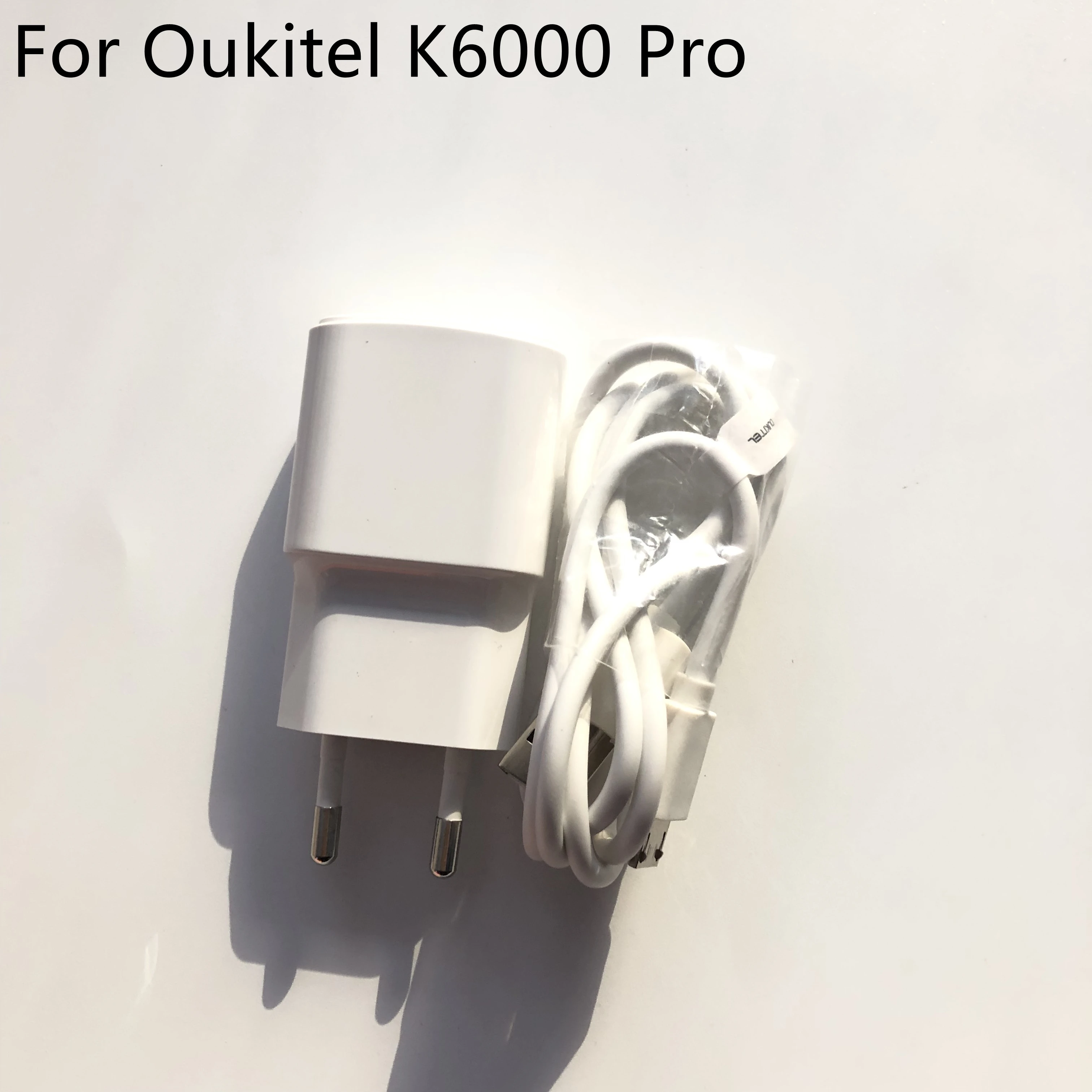 Новинка дорожное зарядное устройство Oukitel K6000 + usb кабель для Pro экран 5 дюйма FHD