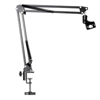 hot microphone armmic stand for blue snowball suspension boom scissor arm standmic clip for streamingrecordinggamesetc