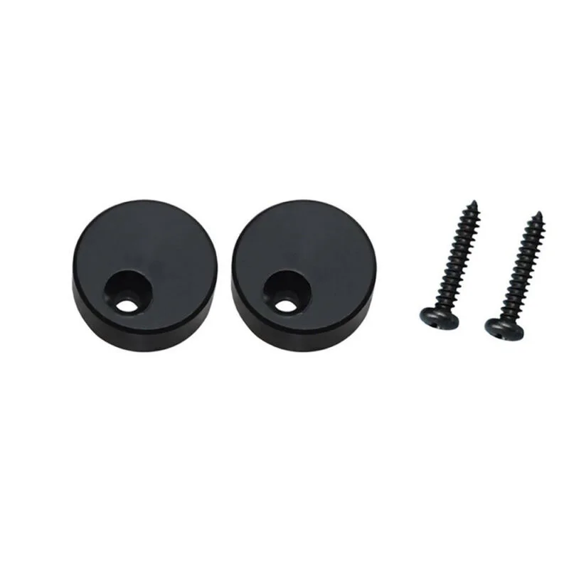 

Plastic Frosted Black 2 Anti-jump Disk Blocks W/ 2 Screw Prevent Door Coming Off