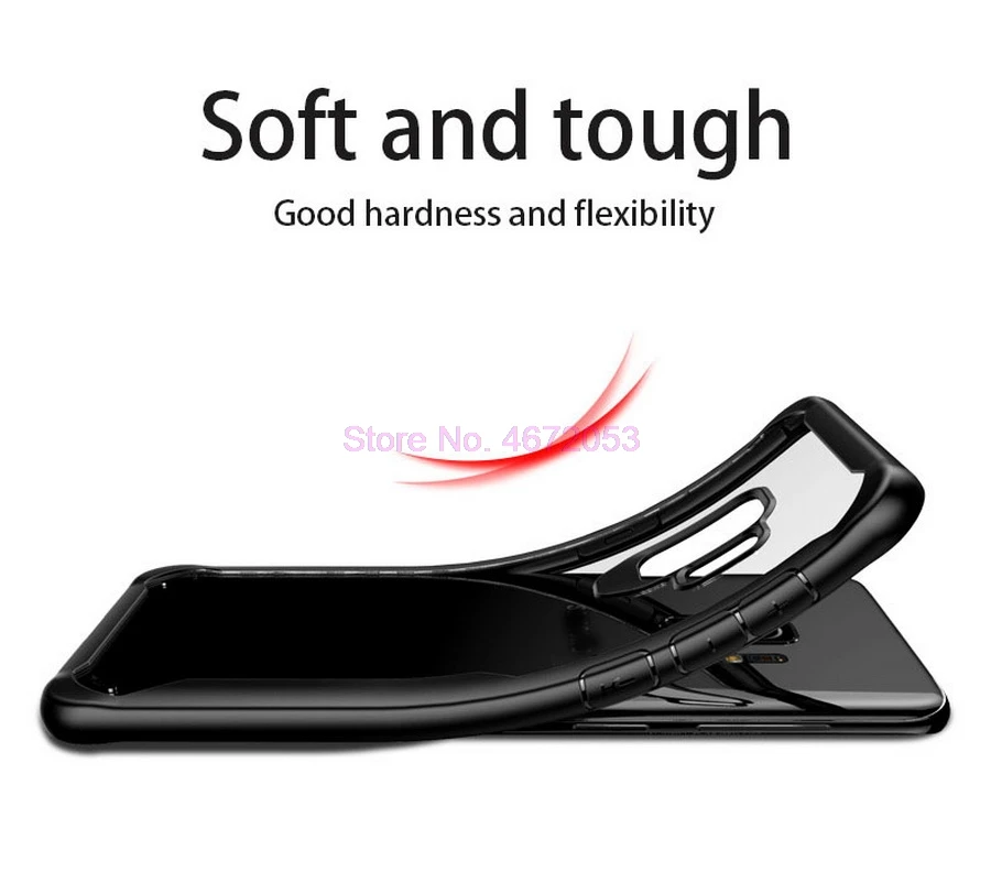 Противоударный чехол для Samsung Galaxy S9 S8 Plus Note 8 9 прозрачный A8 A6 200 армированный 2018 шт.