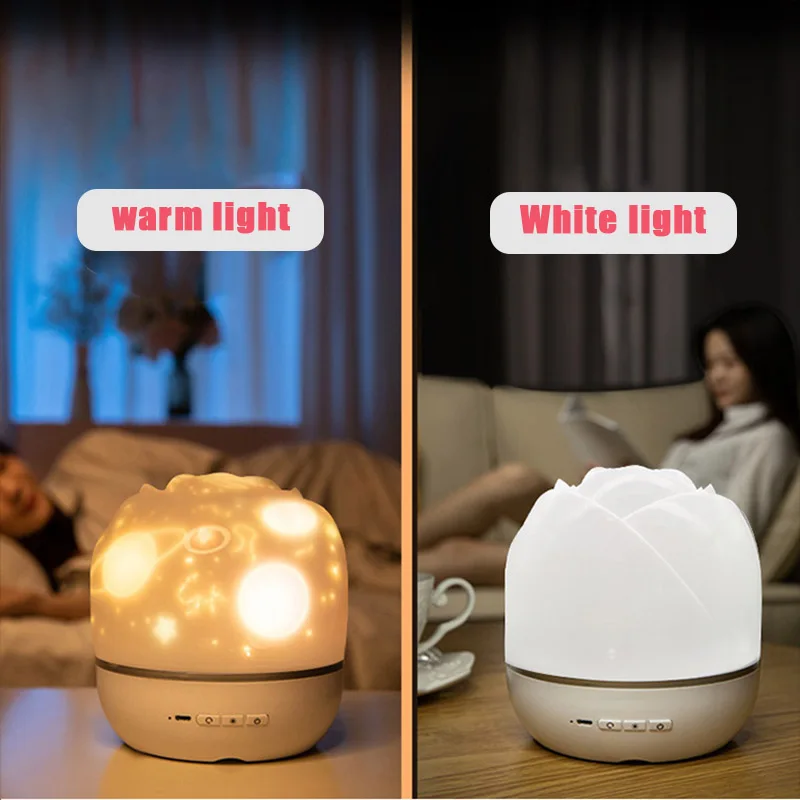 Ночник-проектор Star Night Light с поворотом на 360 градусов многофункциональная